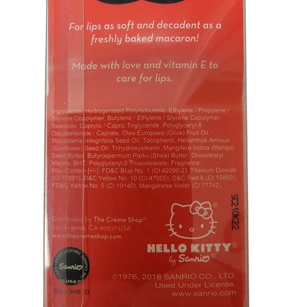 The‎ Creme Shop Hello Kitty Macaron Lip Balm Mixed Berry Limited Edition NEW